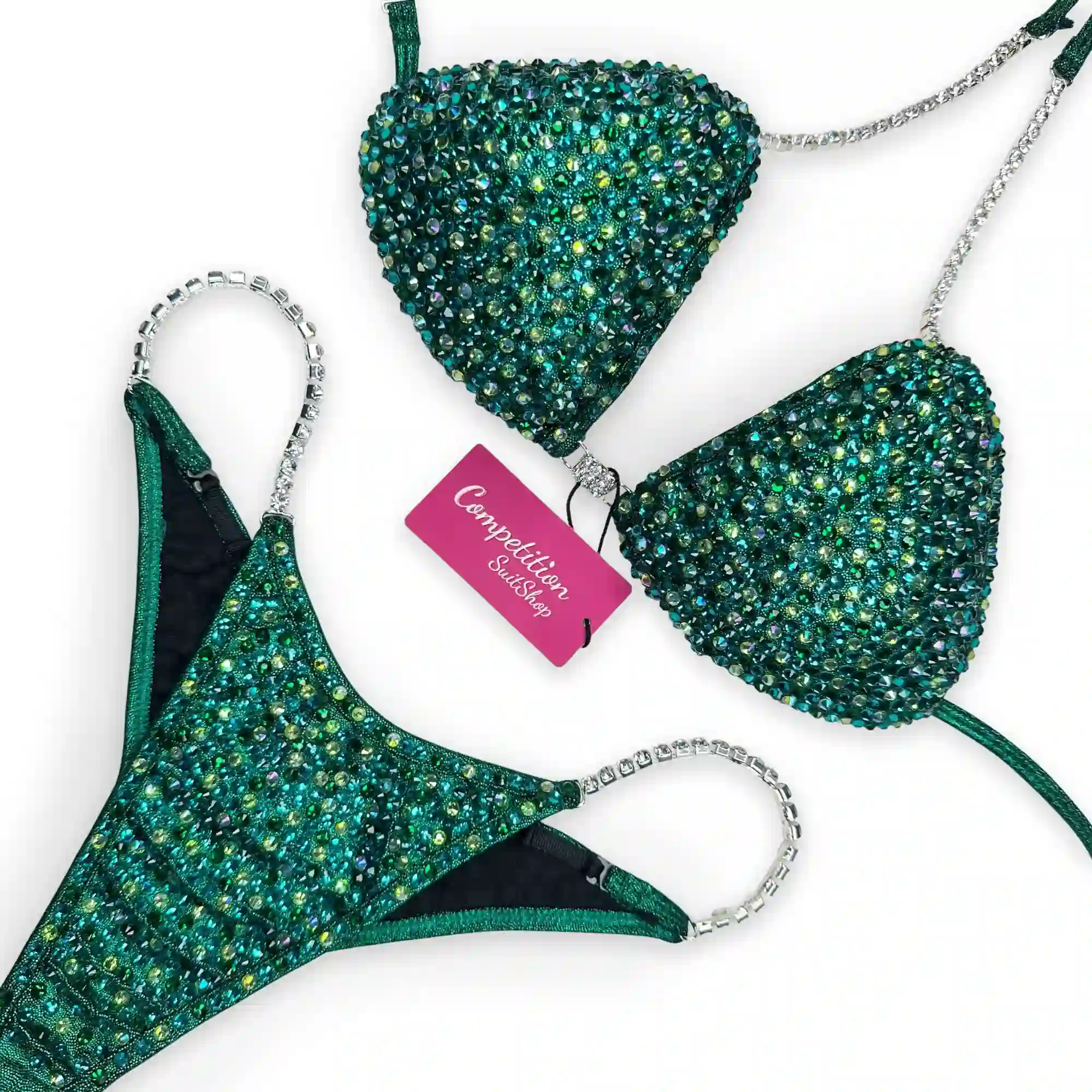 Emerald Dazzle Wellness Competition Bikini B223-2W